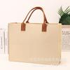 Bolso de fieltro del Año del Caballo, Bolso tote simple de gran capacidad, Bolsa popular para regalos corporativos, Bolsa publicitaria personalizada hecha a mano