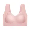 Roupa íntima sem marcação Feminina Peito pequeno Reunião Fina Sem aros de aço Fixa Copo não vazio Expansão externa Roupa íntima Antigravidade Anti-queda