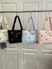 Bolsa de Ombro Estilo Coreano Estilo Ins Modelo Novo 2026 com Laço, Grande Capacidade, Bolsa Tote Feminina de Alto Valor, Fashion