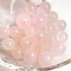 Piedra Natural Cristal Redondas Sueltas Color Caramelo Pulsera DIY Collar Cadena de Teléfono Joyería Perlas con Agujero Recto