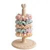 Novo produto internacional: Porta-expositor de armazenamento de acessórios de cabelo em camadas com estrela impressa em 3D, organizador de armazenamento de elásticos de cabelo e flores de cabelo, expositor e armazenamento de acessórios de cabelo
