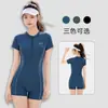Maiô de Uma Peça Racing Feminino Kaiyanyuan, Alta Elasticidade, Secagem Rápida, Roupa de Banho Esportiva Profissional para Treino e Competição