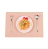 Estilo nórdico piel estilo western mantel individual PVC impermeable a prueba de aceite mantel de mesa hotel hogar antideslizante tapete aislante