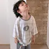 Pijama de Modal para Niños Niños, Estilo Delgado de Verano, Ropa de Casa para Niños Pequeños, Conjunto de Manga Tres Cuartos, Nuevo Modelo 2026, Clase A