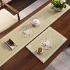 Nueva mesa de té de estilo chino, tapete de té, camino de mesa de estilo chino clásico, tapete de té zen, tapete de mesa de té, tapete de té absorbente de secado rápido