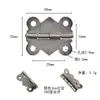 Bisagra Estilo Antiguo 5cm Bisagra de Encaje Bisagra Plana Amarilla Bisagra de Resorte Bisagra de Mariposa Bisagra de Lingote de Plata con Tornillos
