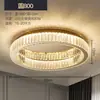 Luminária de Teto de Cristal de Luxo Leve para Sala de Estar Luz Principal 6 Novas Lâmpadas Simples Atmosféricas para Sala de Jantar Quarto Iluminação Zhongshan Aço Inoxidável Ferro