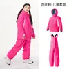 Conjunto de Traje de Esquí de Invierno para Niños y Niñas, Tabla Única y Doble, Impermeable, Cálido y Engrosado, para Niños Mayores