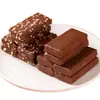 Galletas Wafer Sándwich de Chocolate y Fresa Barras de Chocolate con Nueces Barras Energéticas Snacks para Dormitorio Al por Mayor