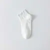 Calcetines Sueltos para Mujer, Algodón Puro, Estilo Delgado de Verano, Malla, Sin Costuras, No Aprietan para Pies Hinchados, Calcetines Sueltos de Media Pantorrilla, Calcetines Cortos para Mujer