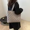 Bolso de Hombro Simple con Forma de Rombo Transfronterizo para Mujer Gran Capacidad para el Trabajo y los Viajes Bolso de Mano Ligero Bolso Tote para Estudiante