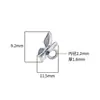 Prata Esterlina S925 Fecho Cauda de Borboleta Retro Banhado a Ouro Fivela de Prata Pulseira Estilo Chinês Novo DIY Acessórios de Joia de Prata Materiais