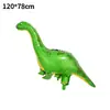 Coleção de balões de dinossauro mais vendidos na Amazon, arranjo de aniversário, festa Jurássica, formato especial, filme de alumínio, balão de dinossauro de desenho animado