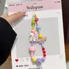 Cordão de Celular Cartoon Fresco Pequeno Ins Corrente de Mão para Câmera Ccd Corrente de Contas Feita à Mão Cordão de Chave Estilo Menina