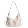 Bolso de Hombro Femenino Fresco y Sencillo 2026 Nueva Moda Versátil Bolso Cruzado de Cuadros Gran Capacidad Bolso de Mano para Viajes