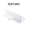 Estante Divisor de Producto Bafle Estante de Tienda de Conveniencia Bafle de Clasificación PVC Bafle en Forma de L con Barra Lateral Magnética