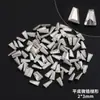 Zircônia Geométrica Irregular Banhada Diamantes de Zircônia com Fundo Plano Multifacetados Super Brilhantes Diamantes para Nail Art DIY Cristal Sintético Zircônia