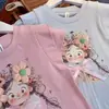 2026 Novo Estilo de Verão Conjunto de Shorts de Manga Curta para Meninas Algodão Casual e Estiloso Conjunto de Duas Peças para Crianças Pequenas e Médias Atacado e Varejo