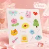 Adesivos de Desenho Animado, Adesivos Personalizados, Adesivos Transparentes Autoadesivos de Formato Especial, Caderno DIY, Adesivos de Ano Novo, Personalizados com Fotos