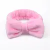 Faixa de Cabelo Veludo Coral Estampa Leopardo Bolinhas Laço Europeia e Americana Transfronteiriça Faixa para Lavar o Rosto Faixa para Maquiagem Esportiva Acessórios de Cabelo