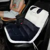 Peluche de Conejo de Dibujos Animados Cojín de Coche de Dibujos Animados Cojín de Coche Cojín Delantero y Trasero de Invierno Cojín Elevador para Asiento de Coche