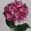 Hortensia de boda con tacto 3D, hortensia de una sola rama, flor artificial, decoración para sala de estar, ramo de flores decorativo, flor de seda