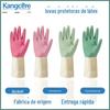 Luvas de látex para lavagem de louça personalizadas OEM, luvas para limpeza de hotel, luvas para trabalho doméstico, cozinha, duráveis, resistentes ao desgaste, espessadas
