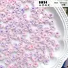 [Rosa Silvestre] Flor de Pegamento Suave Rosa Degradado Retro Material para Joyería Hecha a Mano DIY Manicura con Cuentas Funda de Teléfono Móvil