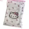 Bolsa de Armazenamento Impermeável Fofa da Hello Kitty Embalagem Separada para Roupas de Viagem Bolsa Reutilizável à Prova d'Água com Fechamento Autoadesivo