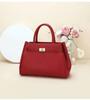Bolso de Mano de Alta Gama para Mujer Bolso Rojo para Boda Gran Capacidad Bolso Elegante Bolso de Hombro Cruzado para Mujer Bolso para Mujer de Mediana Edad