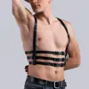 Explosões Transfronteiriças Cinto Sexy Masculino Tira de Cinto Corrente Corporal Amarrações SM Props de Cinto de Couro Estilo Punk