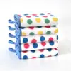 Nova Toalha Quadrada de Coral Fleece com Bolinhas Espessa Absorvente de Água para Lavar Mesa de Cozinha Limpar Mãos com Cordão