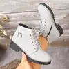 Outono 2026 Lançamento Comércio Exterior Tamanho Grande Feminino Casual Confortável Estilo Europeu Moderno Peça Externa Estilo Britânico Botas