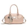 Bolso de bolos de alta gama de color liso para mujer, bolso cruzado de moda 2025, bolso de almohada portátil informal de nicho.