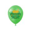 Decoración de fondo para fiesta temática del Día de San Patricio, banderín insertado, globo de látex, traje de cumpleaños, sentido de la atmósfera