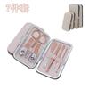 Set de 18 Piezas de Cortauñas de Acero Inoxidable, Herramientas para Pedicura y Manicura de Belleza, Pinzas para Piel Muerta, Tijeras Ogo Oro Rosa