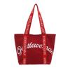 Bolso de Lona Estilo Nuevo Transfronterizo para Estudiantes Mujeres, Bolso de Hombro Casual Simple con Bloques de Color, Bolsa Tote de Gran Capacidad para Mamá