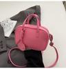 Bolso Cruzado Pequeño con Cara Sonriente de Moda Coreana Transfronterizo para Mujer 2026 Primavera Nuevo Bolso de Hombro Único Retro para Viajes de Mujer