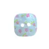 Botones Cuadrados Pequeños Florales de Concha Pura Natural para Vestidos, Costura, Ropa de Muñecas, Scrunchies y Decoración de Diarios DIY