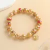 Pulseira de Cerâmica Cinza Clara Templo Nafu Spot Cênico Pulseira Meninas Nicho Luxo Leve Casal Viagem Barraca Mais Vendido