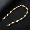 Pulsera de Oro de 18 Quilates Chapado de Venta Caliente Estilo Europeo y Americano Transfronterizo, Collar de Lingote Simple y de Moda, Accesorios de Lujo Accesible de Moda y Geniales Personalizados