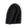 Gorro de cachemira al por mayor para hombre y mujer mismo estilo canalé otoño e invierno nuevo gorro cálido de punto de lana entrega en vivo