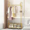 Arara de chão para quarto, varanda móvel, sala de estar da casa, varal de roupas moderno e luxuoso, cabide simples