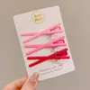 Pinza de pico de pato para maquillaje de moda estilo coreano, básico y simple, alto valor estético, pinza lateral, no deja marca, nuevo modelo 2026, pinza para el cabello elegante