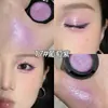 FAICCIA Fei Xi sombra de ojos monocolor para línea de agua y rincón del ojo iluminador para el rostro maquillaje iluminador paleta de polvo monocolor mate alto brillo