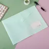 Bolsas Coloridas Espessas para Documentos, Bolsas Organizadoras para Provas e Livros, Bolsas de Armazenamento com Botão, Bolsas de Arquivo Atacado, Classificação de Provas