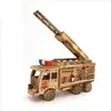 Uma Variedade de Séries de Modelos de Carros de Madeira, Escavadeiras de Madeira, Veículos de Engenharia de Transporte, Carros de Madeira, Artesanato Turístico, Atacado