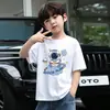 Ropa para Niños Estilo Verano Niños Secado Rápido Tops de Verano Camisetas de Manga Corta 100% Algodón para Niños Estilo Nuevo Verano 2026 Camisetas Modernas para Niños Pequeños y Medianos