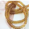 8 * 4 mm cuentas de ábaco redondas de vidrio cuentas espaciadoras de vidrio transparente pieza plana multicolor al por mayor por tira