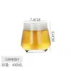 Vaso de Cerveza Artesanal de Alto Valor Comercial Lujo Ligero Gama Alta Creativo Gran Capacidad Celebridad de Internet Vasos Tazas para Cerveza